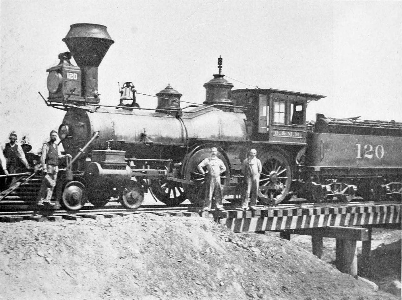 A 19th century locomotive in Nebraska