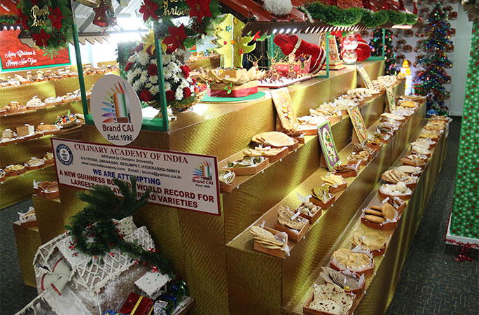 the largest display of bread varieties