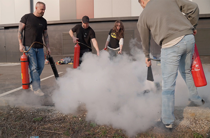 Filip being extinguished