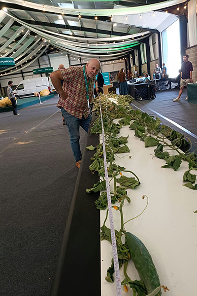 malvern-2026-tallest-cucumber-plant-with-grower-graham-barratt