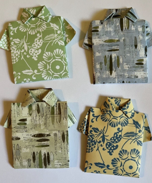 The Hawaiian shirt salt and pepper packets