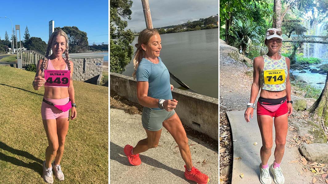 Pictures of Shannon on her runs