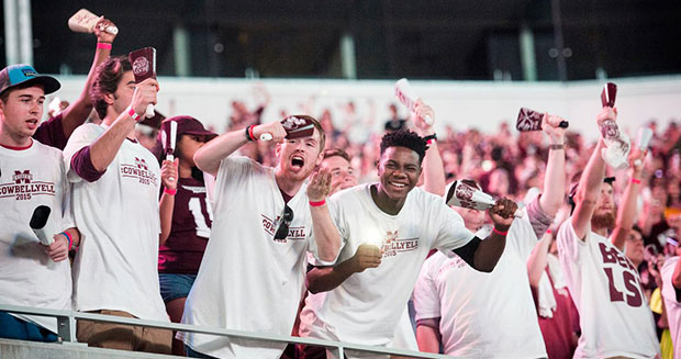 Mississippi State University makes some noise with cowbell ringing ...