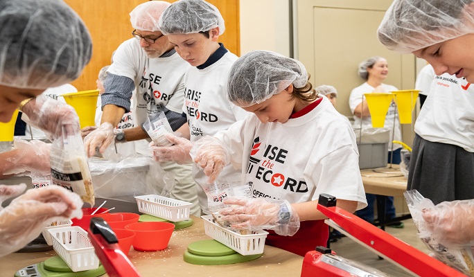 Rise Against Hunger sets record as part of campaign to support World ...
