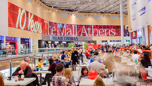 The Mall Athens Card Mosaic header