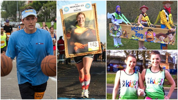 London Marathon hopefuls Collage