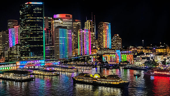 Largest interactive lighting display header