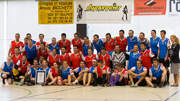 Longest marathon playing floorball header