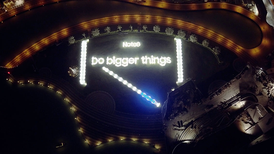 Largest LED structure