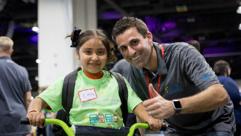 Most bicycles donated in one hour