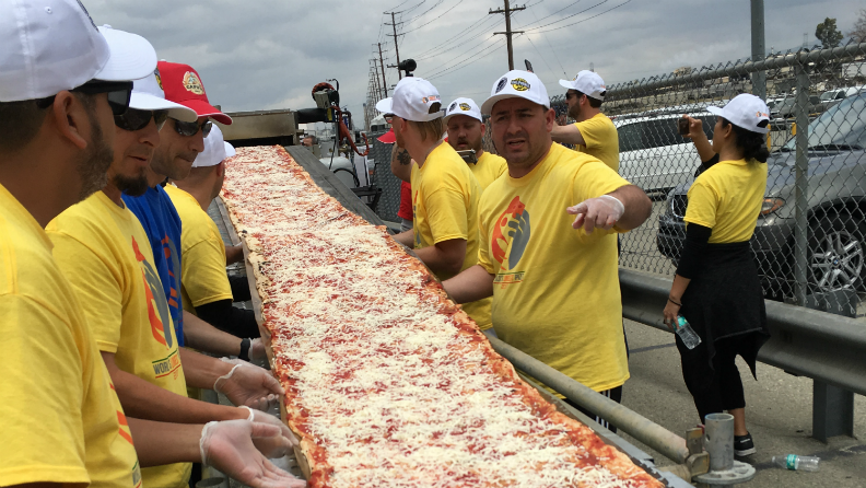Longest pizza