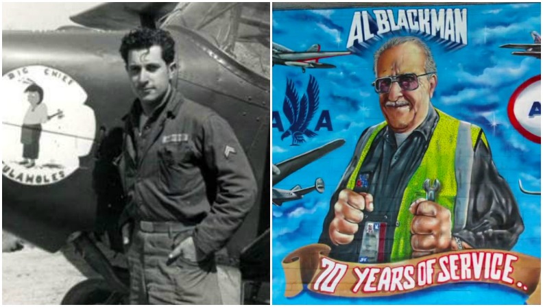 Al Blackman longest career mechanic american airlines