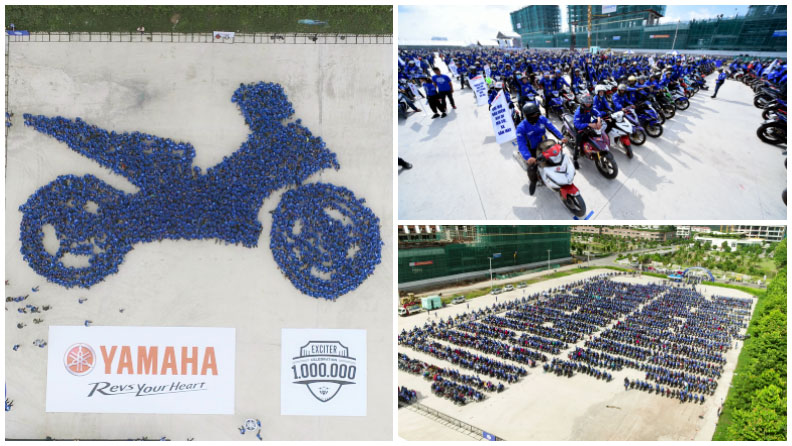 Yamaha Motor Vietnam GWR attempts header