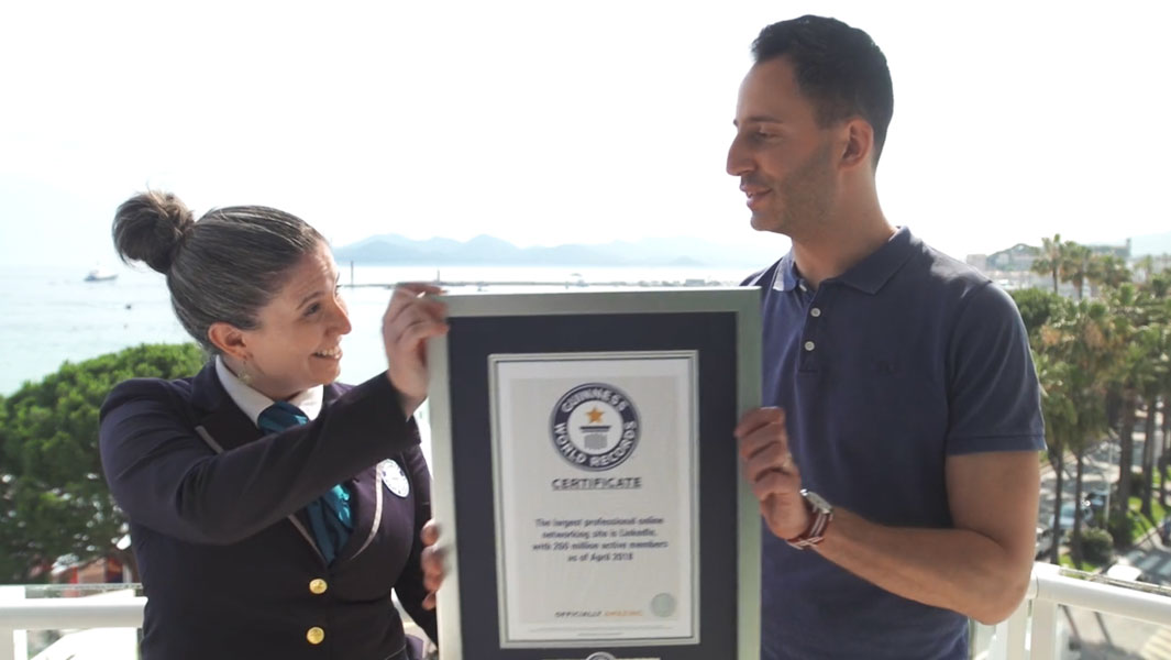 LinkedIn certificate presentation