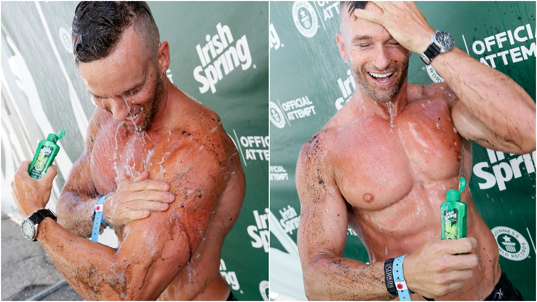 Most people showering simultaneously