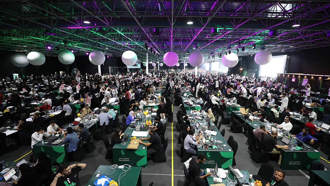 largest hackathon saudi