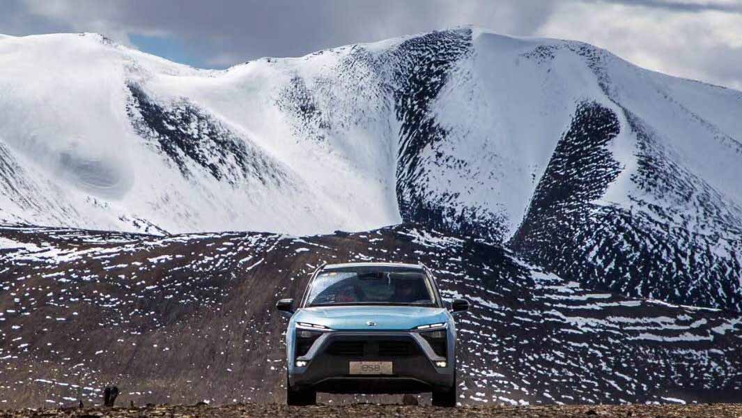 Highest altitude achieved in an electric car