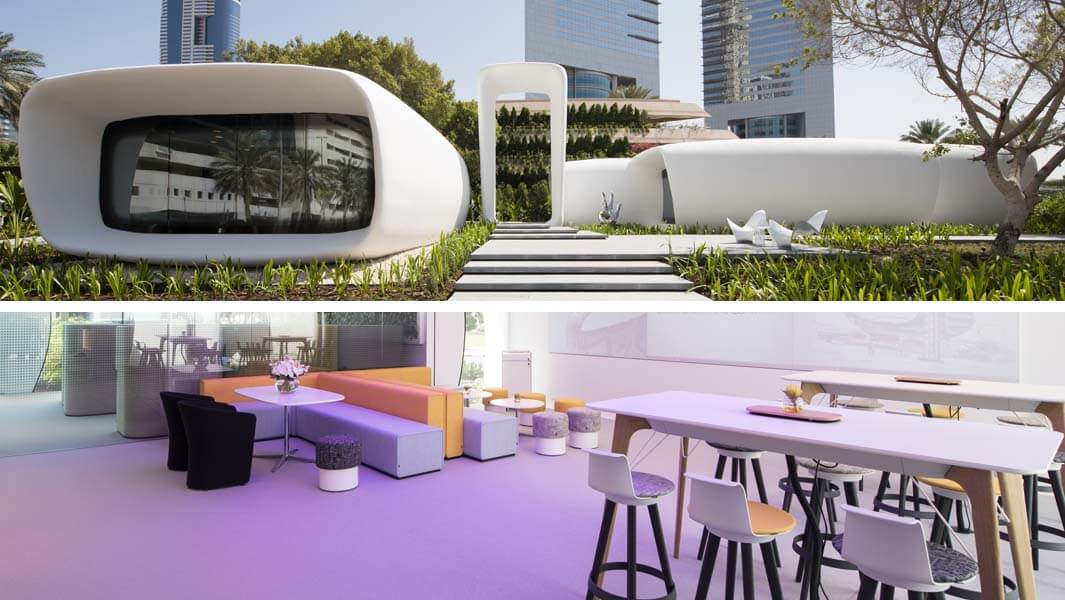first 3D-printed-commercial-building-in-Dubai