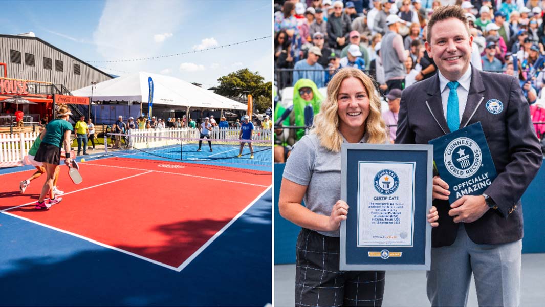 pickleball split image