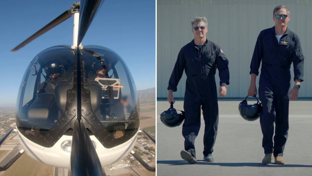 skyryse split image helicopter and pilots