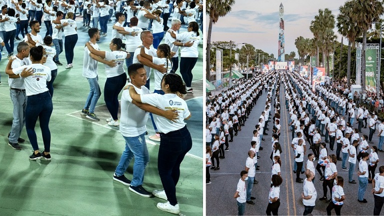 Large-groups-of-dancers-attempt-to-break-dance-world-records