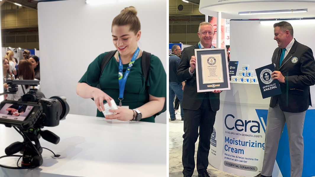 longest-video-chain-of-people-applying-body-moisturizer