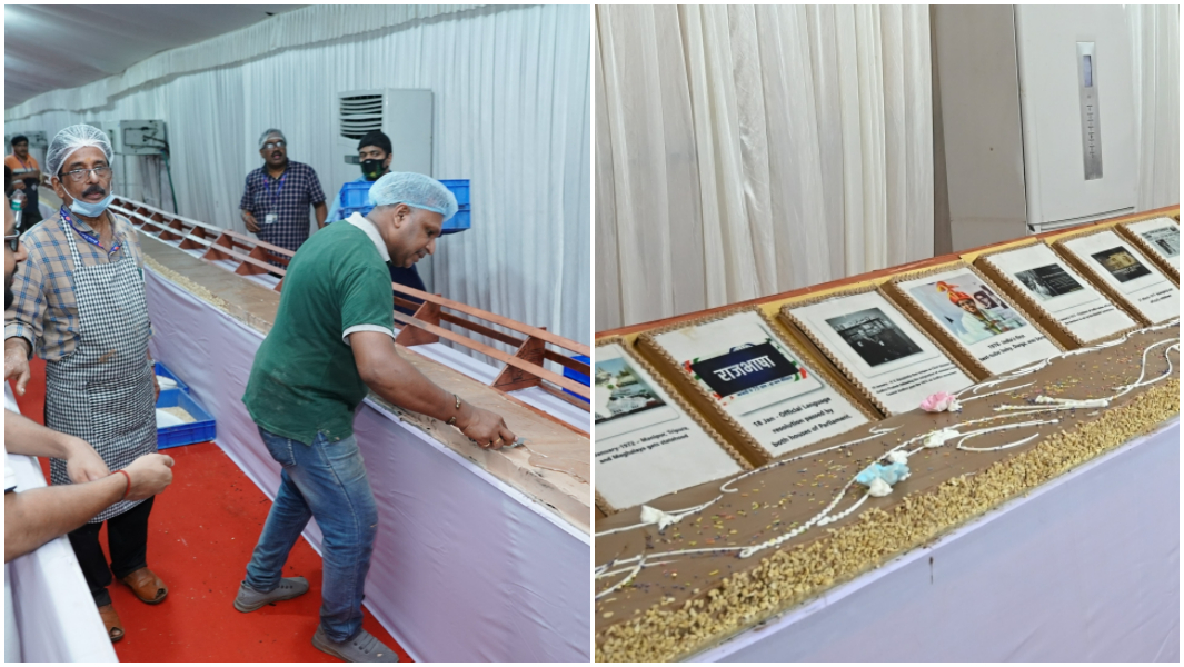 longest covered brownie by cochin and brownnies bakery