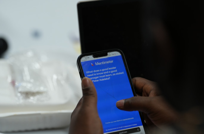 Answering questions on the phone