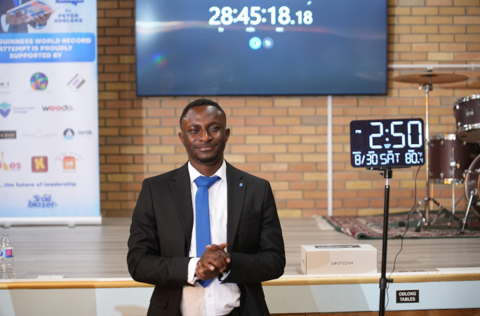 Peter finished with his lesson