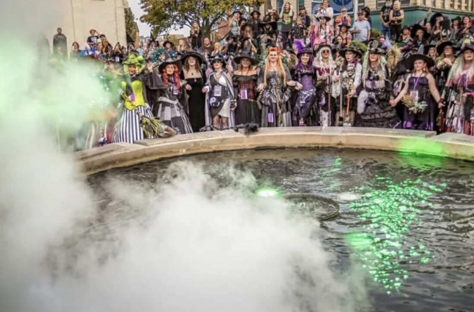 The cauldron bubbling