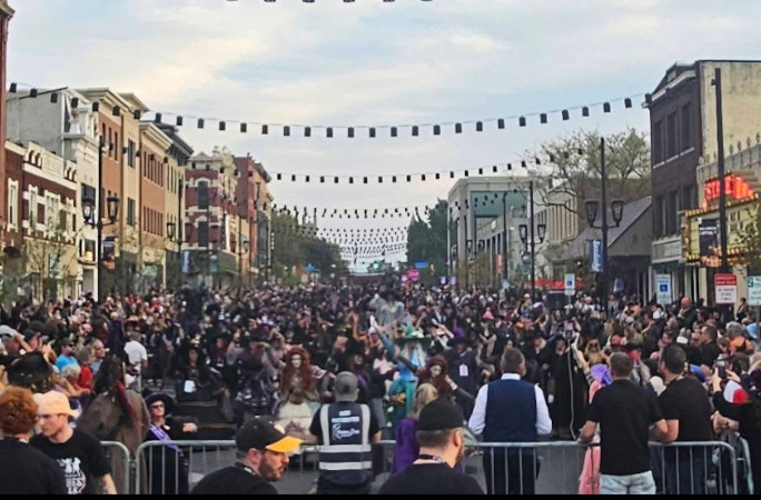 Looking down Main Street
