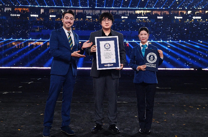 The certificate presentation