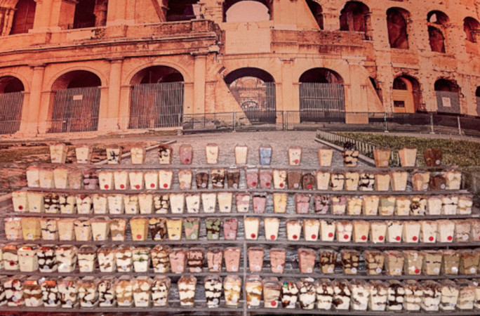 Display of Tiramisus