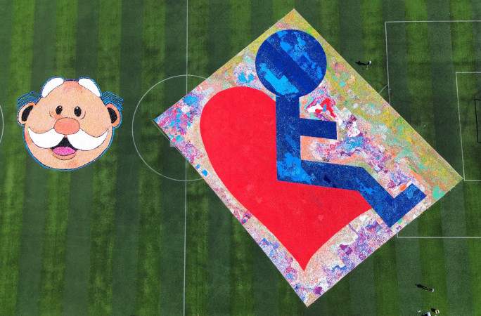 The mosaic from above