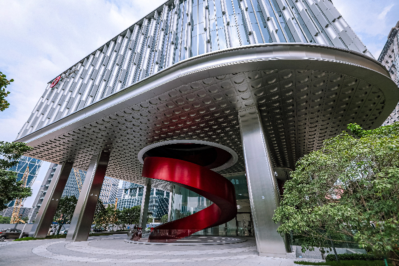 view of the building