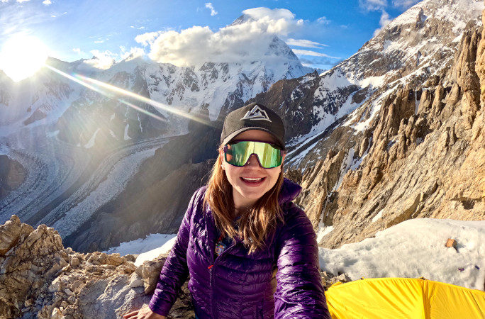 Selfie on a cliff