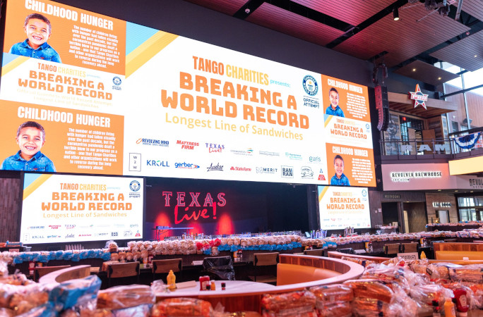 GWR banner at the event