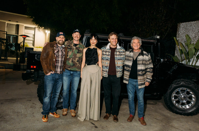 Photo of the cast of Monarch at the event