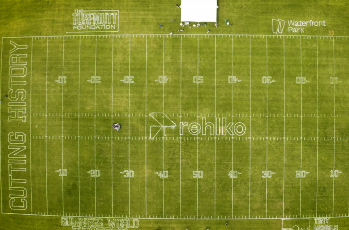 Birdseye view of the field