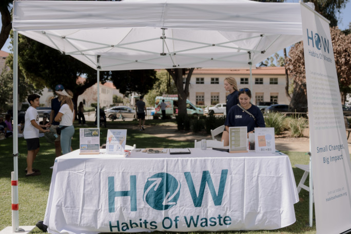 The Habits of Waste stand at the event