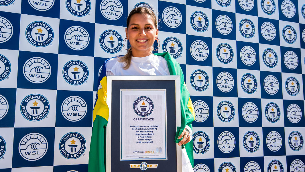 Largest wave surfed - female