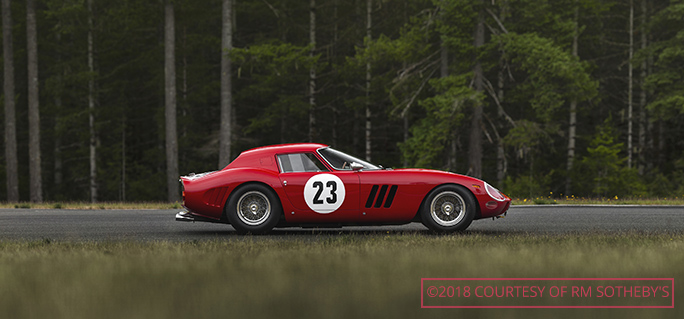Ferrari on road