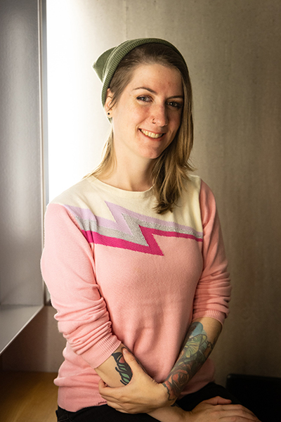 Editor Alice Bell smiling at camera