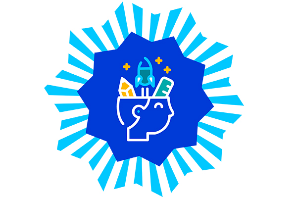 Creative trailblazer logo