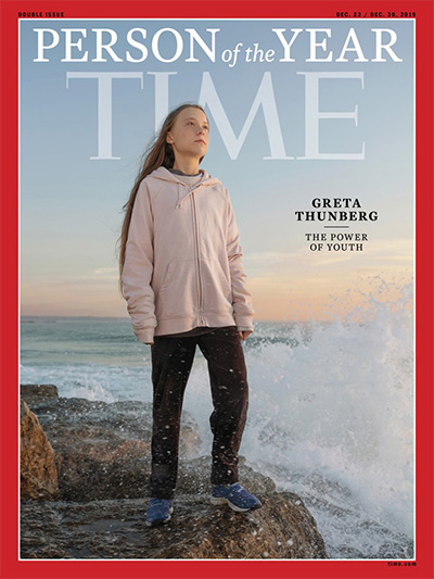 Greta on the cover for TIME magazine for person of the year