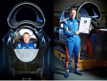 Andy in his thrust ssc