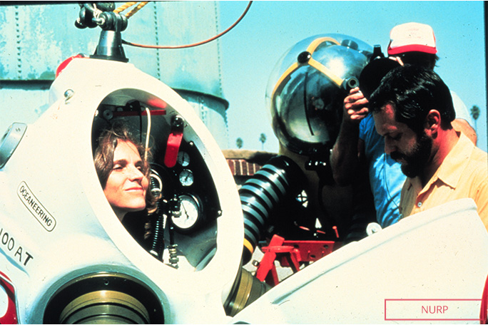 Syvlia attempting deepest untethered underwater sea walk