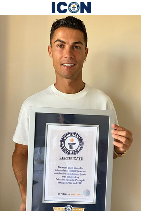 Ronaldo and certificate