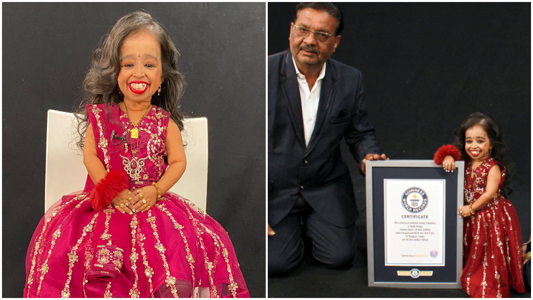 Jyoti Amge Shortest Woman Living Guinness World Records
