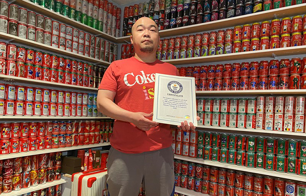 Largest collection of Coca-Cola cans | Guinness World Records
